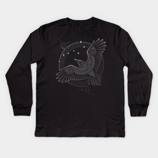 NORTHERN RAVEN Kids Long Sleeve T-Shirt